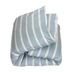 Studio Ditte Dekbedovertrek Lintjes - 140 x 220 cm - Steenblauw