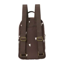 Studio Noos Mini Rugzak - Puffy - Brown Hearts