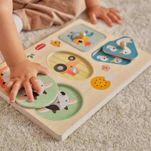 Tiny Love Farmers Funday Muziek Puzzel - Hout