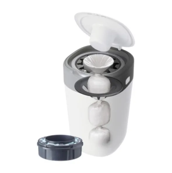 Tommee Tippee Twist & Click Luieremmer Cotton White