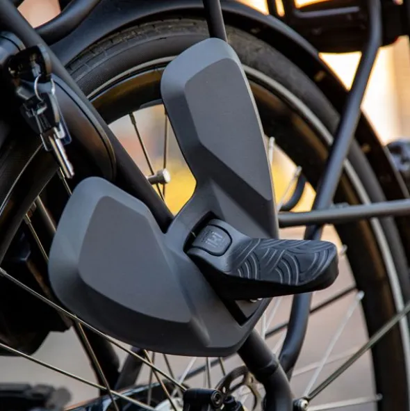 Urban Iki Junior Fietsstoeltje MIK HD - Bincho Black/Inaho Beige