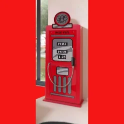 Vipack Benzinepomp Kast Rood