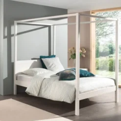 Vipack Pino Hemelbed Wit 140 x 200 cm