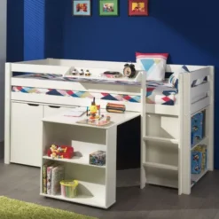 Vipack Pino Kastje Voor Halfhoogslaper Wit
