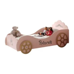 Vipack Princess Pinky Carbed Roze 90 x 200 cm