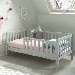 Vipack Toddler Ledikant Verticaal Grijs 70 x 140 Cm