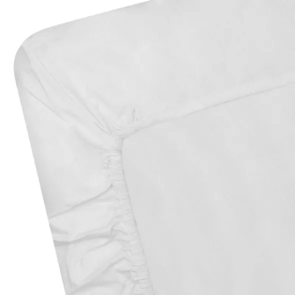Witlof For Kids Plooien Tuck-Inn Ledikantlaken - 60 x 120 cm - Wit