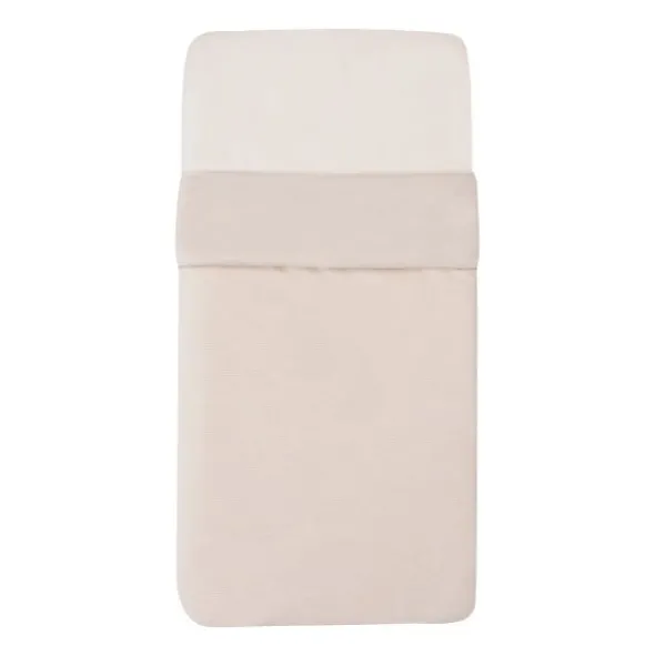 Witlof For Kids Velvet Rib Tuck-Inn Wiegdeken - Soft Sand