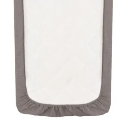Witlof for kids Waves Tuck-Inn ledikantdeken - 60 x 120 cm - Warm Grey.