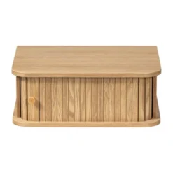 Woood Jena Hangend Nachtkastje - Hout Naturel